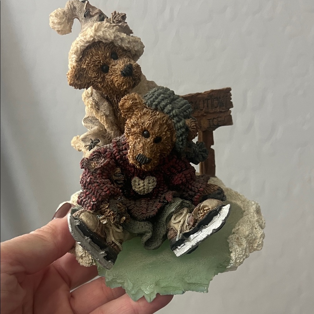 Boyd’s Bears Adorable Bear Figurine with Skates